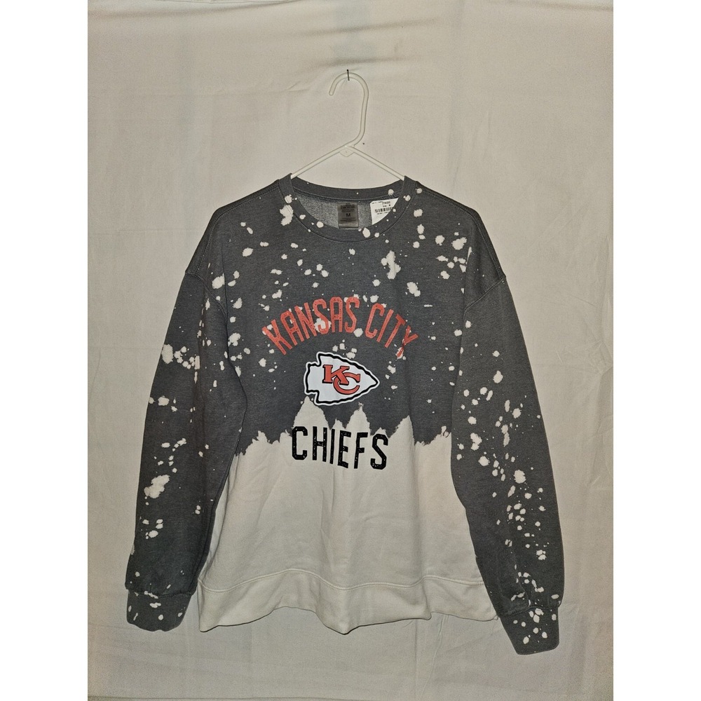 Gameday Couture Kansas City Chiefs Long Sleeve Pullover Sweatshirt Size M Gray